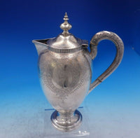 Roberts and Belk English Sterling Silver Tea Pot Grecian Woman w/ Mask (#3939)