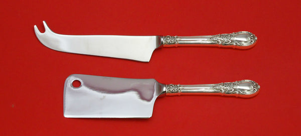 American Victorian by Lunt Sterling Silver Cheese Serving Set 2pc HHWS Custom
