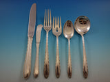 Silver Flutes by Towle Sterling Silver Flatware Set for 18 Service 122 pieces