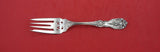 Francis I old by Reed and Barton Sterling Dessert Fork rare hand pierced 6 1/4"
