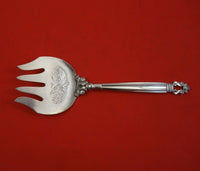 Acorn by Georg Jensen Sterling Silver Tomato Serving Fork Hammered with Flower