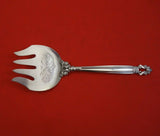 Acorn by Georg Jensen Sterling Silver Tomato Serving Fork Hammered with Flower