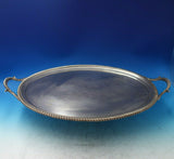 English Georgian Sterling Silver Tea Tray with Handles London 1814  (#6331)