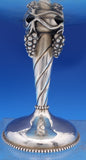 Grape by William DeMatteo Sterling Silver Compote Raised Beaded 6" (#8378)