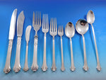 Silver Plumes by Towle Sterling Silver Flatware Set for 8 Service 97 pieces