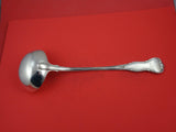 English Georgian Sterling Soup Ladle husk shell pattern 1827 london 13 3/8"