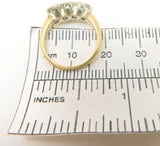 Antique 14k Yellow Gold 2/3 Carat Genuine Natural Diamond Ring (#J3862)