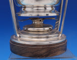 International Sterling Silver Tea Set 6pc with Teak Handles Modernism (#0482)