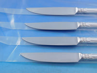 Old Master by Towle Sterling Silver Steak Knife Set 4pc HHWS Custom Made 8 1/2"