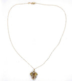 14k Yellow Gold Victorian Freshwater Pearl Pendant (#J5512)