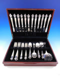 Orchid Elegance by Wallace Sterling Silver Flatware Set for 12 Service 64 Pieces