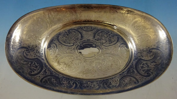 Ellis Barker Silverplate Bread Tray 12" x 7 1/2" x 1 3/4" (#2626)