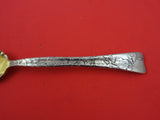 Lap Over Edge Acid Etched by Tiffany Sterling Ice Cream Fork Forget me not 5 3/4