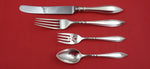Portsmouth By Gorham Sterling Silver Dinner Size Place Setting 4pc