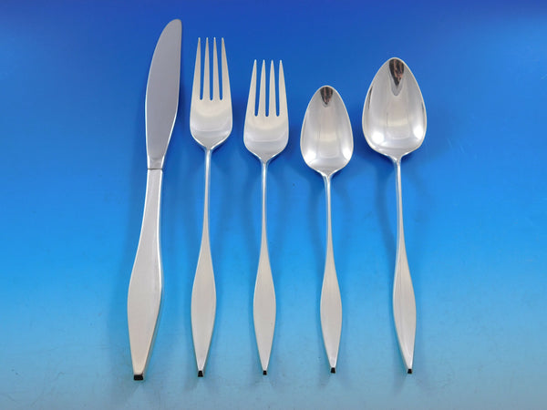 Lark by Reed & Barton Sterling Silver Flatware 12 Set 68 Pcs Mid-Century Modern