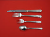 Aria By Christofle France Sterling Silver Dinner Size Place Setting(s) 4-pc