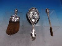 Mauser Vanity Set 3 Piece #15000 Winged Cupids Hair Bruch Toothbrush (#6661)