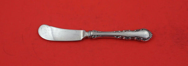 Georgian Rose by Reed and Barton Sterling Butter Spreader HH AS rare 6 1/8"