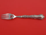 Louis XV by Birks Sterling Silver Fish Fork HH Silverplate Tines Pierced 7 3/8"