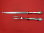 Alencon Lace by Gorham Sterling Silver Roast Carving Set 2pc HH WS Heirloom