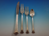 Newport Scroll by Gorham Sterling Silver Flatware Set 8 Place Service 32 Pcs