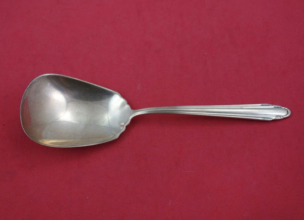 Contempora by Dominick and Haff Sterling Silver Preserve Spoon  7 1/2"