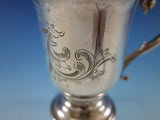 Tifft & Whiting Coin Silver Baby Child's Cup Mug Footed B.C. w/ Shield & Scroll