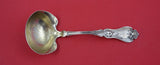 Violet by Whiting Sterling Silver Gravy Ladle gold washed  7 1/2"