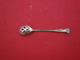 Morning Glory By Alvin Sterling Silver Olive Spoon wide bowl pierced Orig 6 1/8"