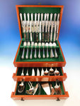 Damask Rose by Oneida Sterling Silver Flatware Set for 24 Service 188 pieces