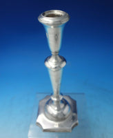 Shreve Sterling Silver Candlestick Pair Colonial Style 8 3/4" (#6149)