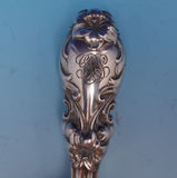 Lily by Whiting Sterling Silver Hat Brush w/Fat Handle #7071 6" x 3 1/4" (#9125)
