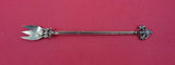 Pattern Unknown By Shiebler Sterling Oyster Fork vermeil w/3 leaf clover 5 5/8"