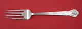 AJ Fuller Custom Pattern by Tiffany and Co Sterling Cold Meat Fork 8 5/8"