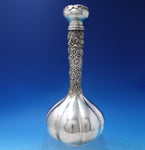 Chrysanthemum by Shiebler Sterling Silver Liquor Bottle #2336 10 1/2" (#6272)