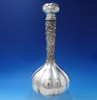 Chrysanthemum by Shiebler Sterling Silver Liquor Bottle #2336 10 1/2" (#6272)