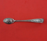 B.H. Joseph and Co English Victorian Sterling Silver Sugar Tong Chased w/ Leaves