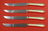 Lady Diana by Towle Sterling Silver Steak Knife Set 4pc Large Texas Sized Custom