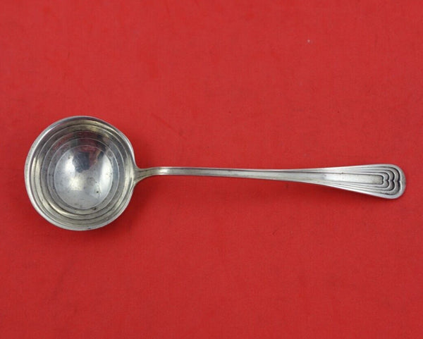 Ripple by International Sterling Silver Sauce Ladle 5 1/2" Unusual Design!