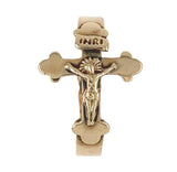Applied 12k Yellow Gold Cross Crucifix Ring Size 8.5 Jewelry (#J7275)
