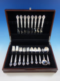 English Gadroon by Gorham Sterling Silver Flatware Set for 8 Service 40 pieces
