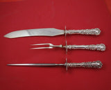 Avalon by International Sterling Silver Roast Carving Set 3pc HH WS Heirloom