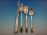 Silver Flutes by Towle Sterling Silver Flatware Set for 18 Service 122 pieces