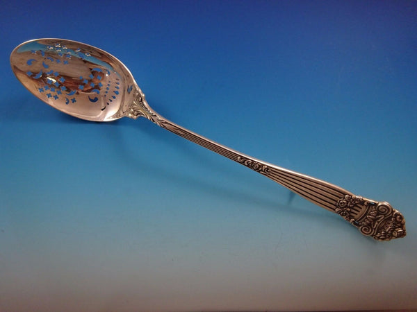 Georgian by Towle Sterling Silver Stuffing Spoon w/Button Pierced 14"