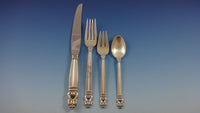 Royal Danish by International Sterling Silver Dinner Flatware Set Service 77 Pcs