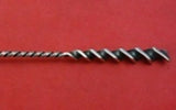 Square Twist #5 by Whiting Sterling Silver Sardine Fork Bright-Cut 6" Serving