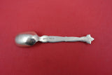 Pattern Unknown by Shiebler Sterling Demitasse Spoon  w/leaf "New York" 4 1/4"