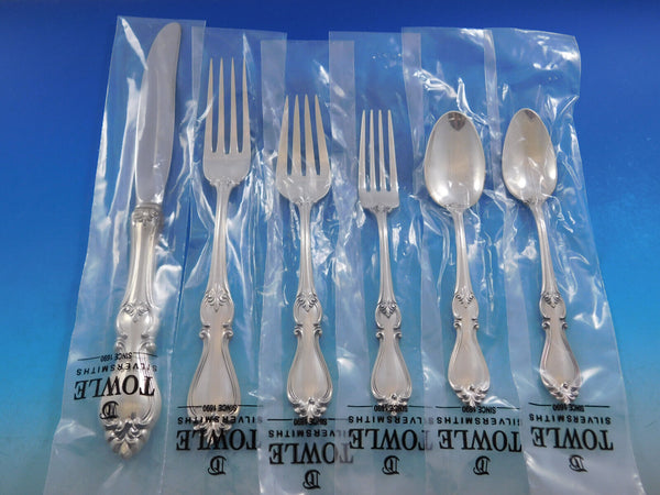 Queen Elizabeth I by Towle Sterling Silver Flatware Set Service 49 pc New Dinner