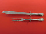 American Victorian by Lunt Sterling Silver Steak Carving Set 2pc HH WS Vintage