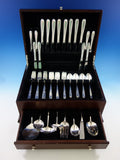Autumn Leaves by Reed and Barton Sterling Silver Flatware Set 8 Service 50 Pcs